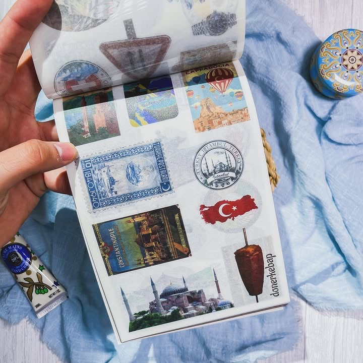 مجلة الملصقات الكبيرة global travel