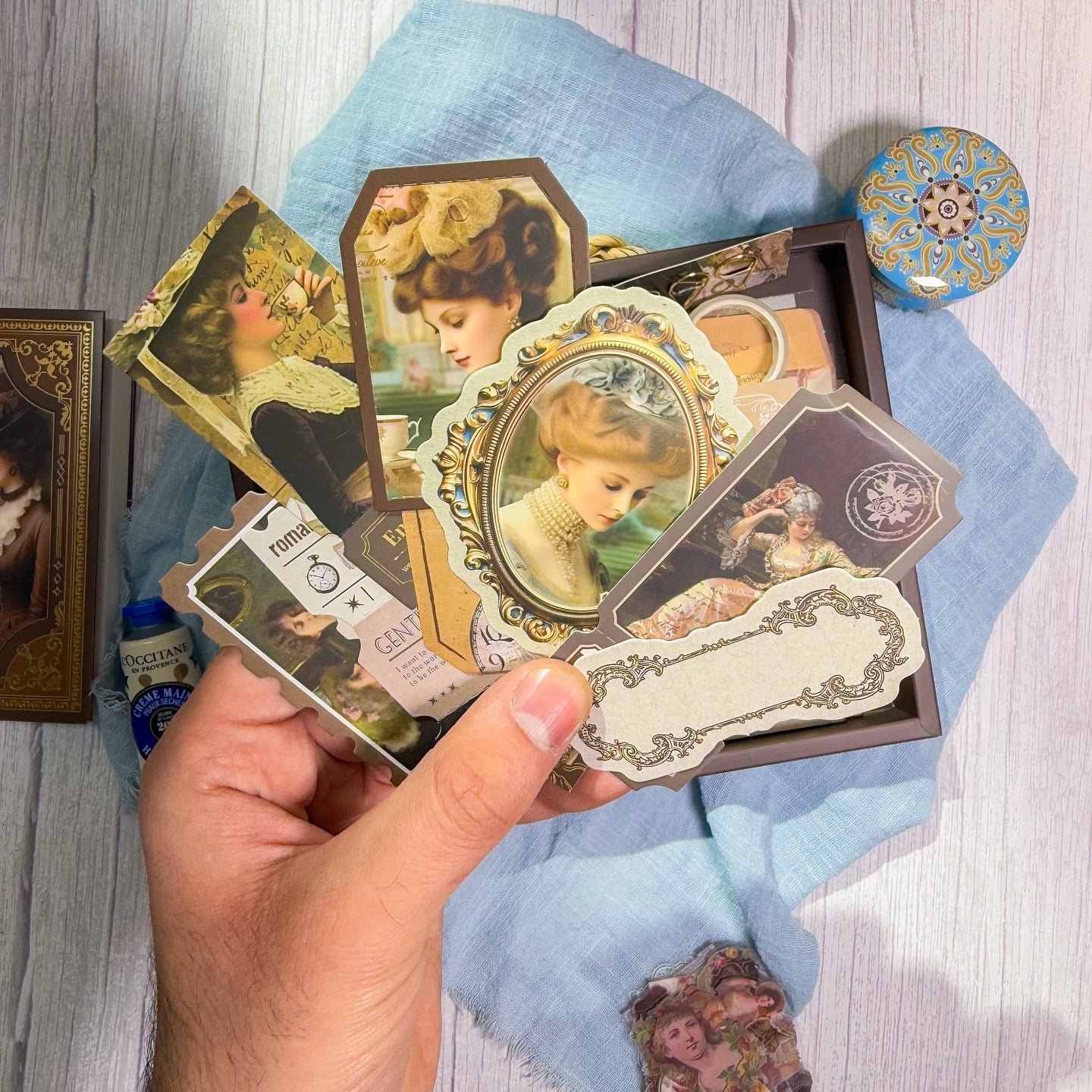 صندوق الجورنال الشامل Victorian Tea Time