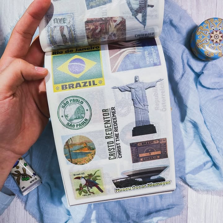 مجلة الملصقات الكبيرة global travel