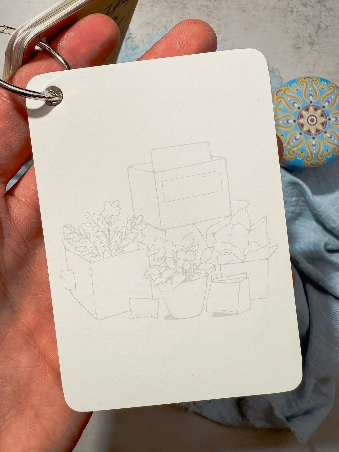 دفتر تلوين صغير Life style small items