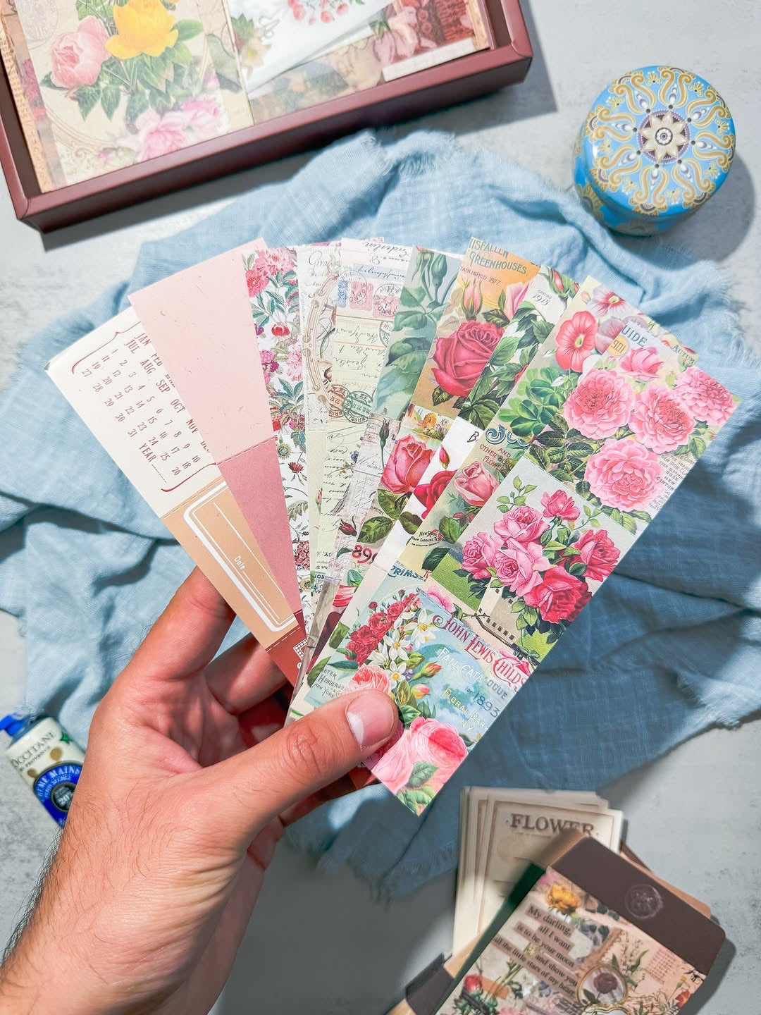 صندوق الجورنال الشامل letter from flowers
