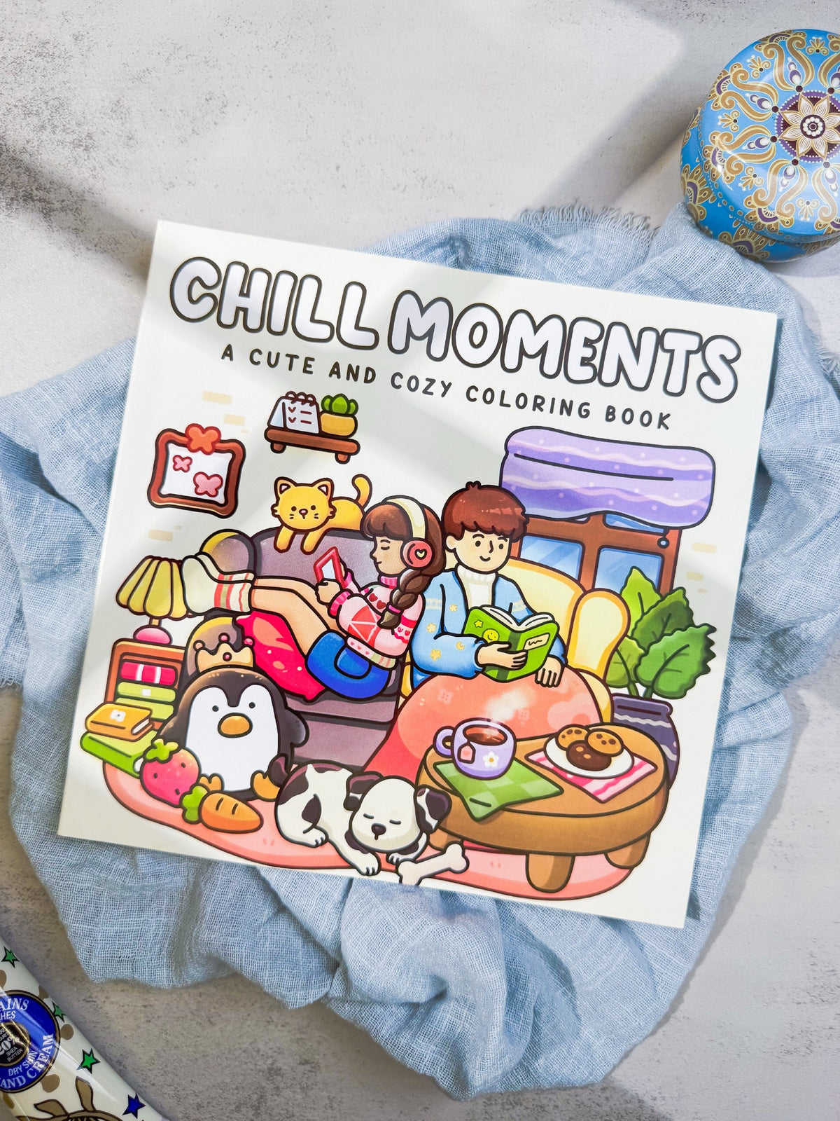 دفتر تلوين chill moments