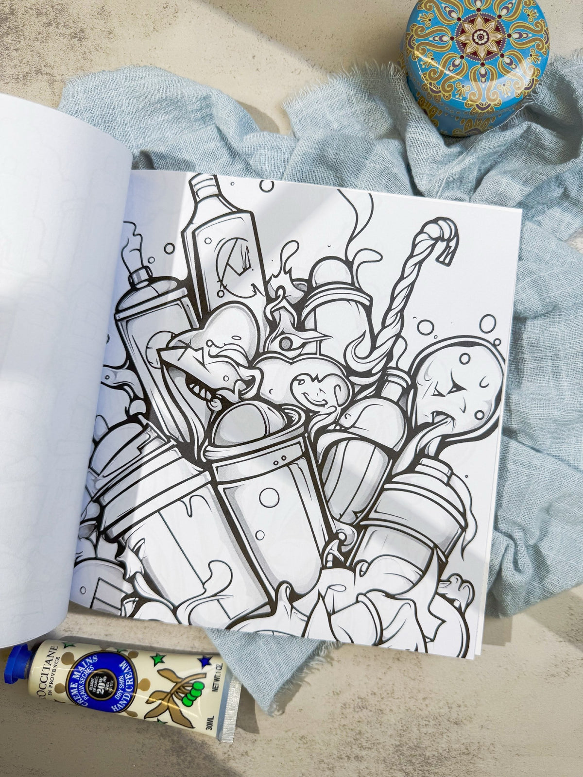 دفتر تلوين doodle monster