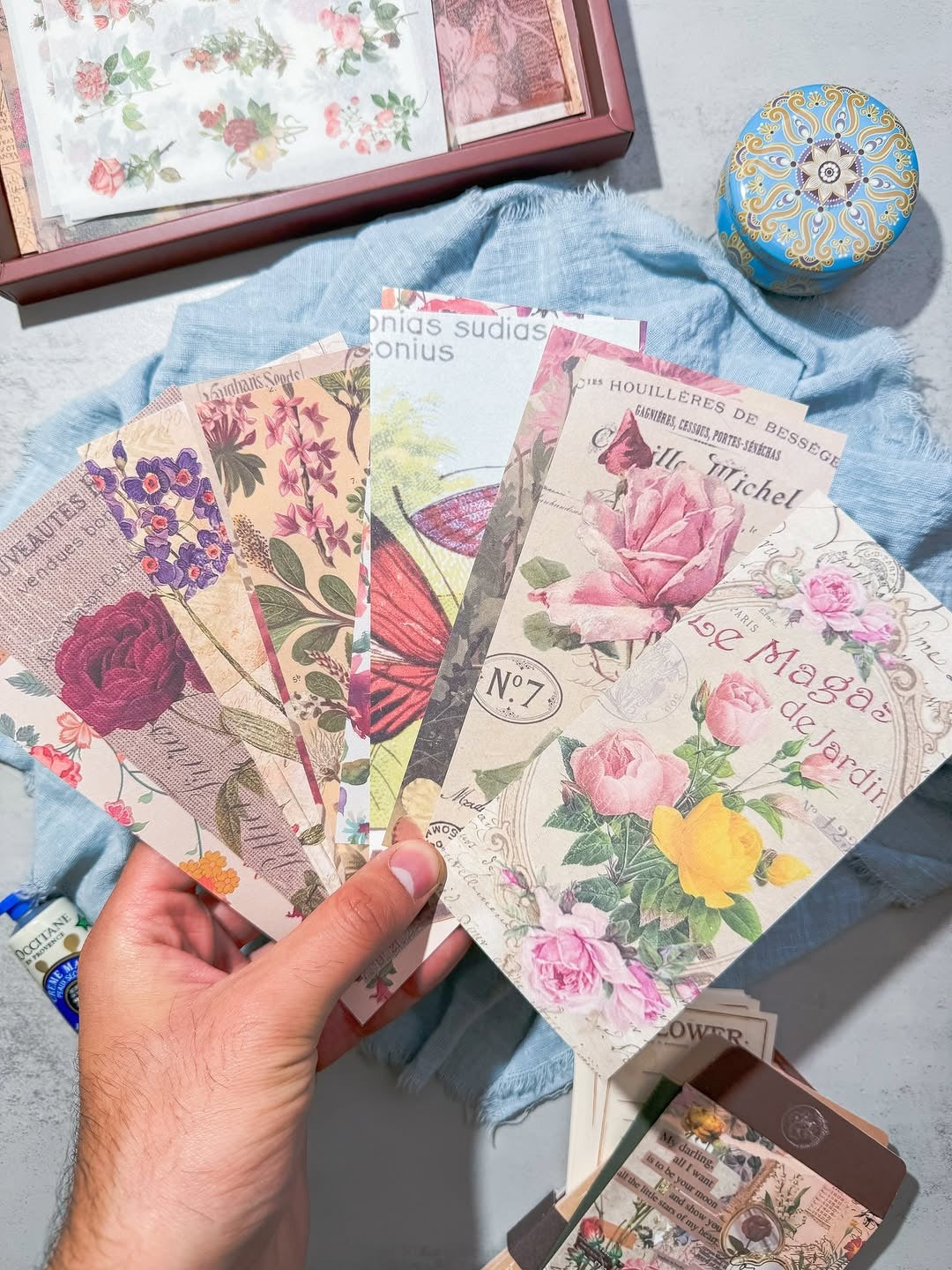 صندوق الجورنال الشامل letter from flowers