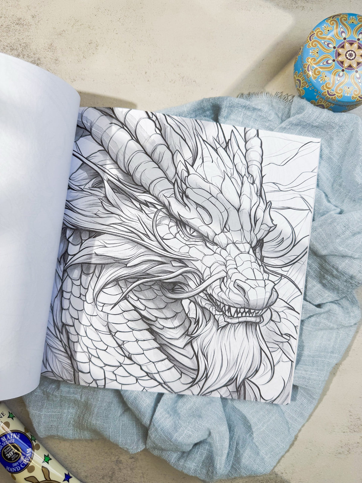 دفتر تلوين dragon