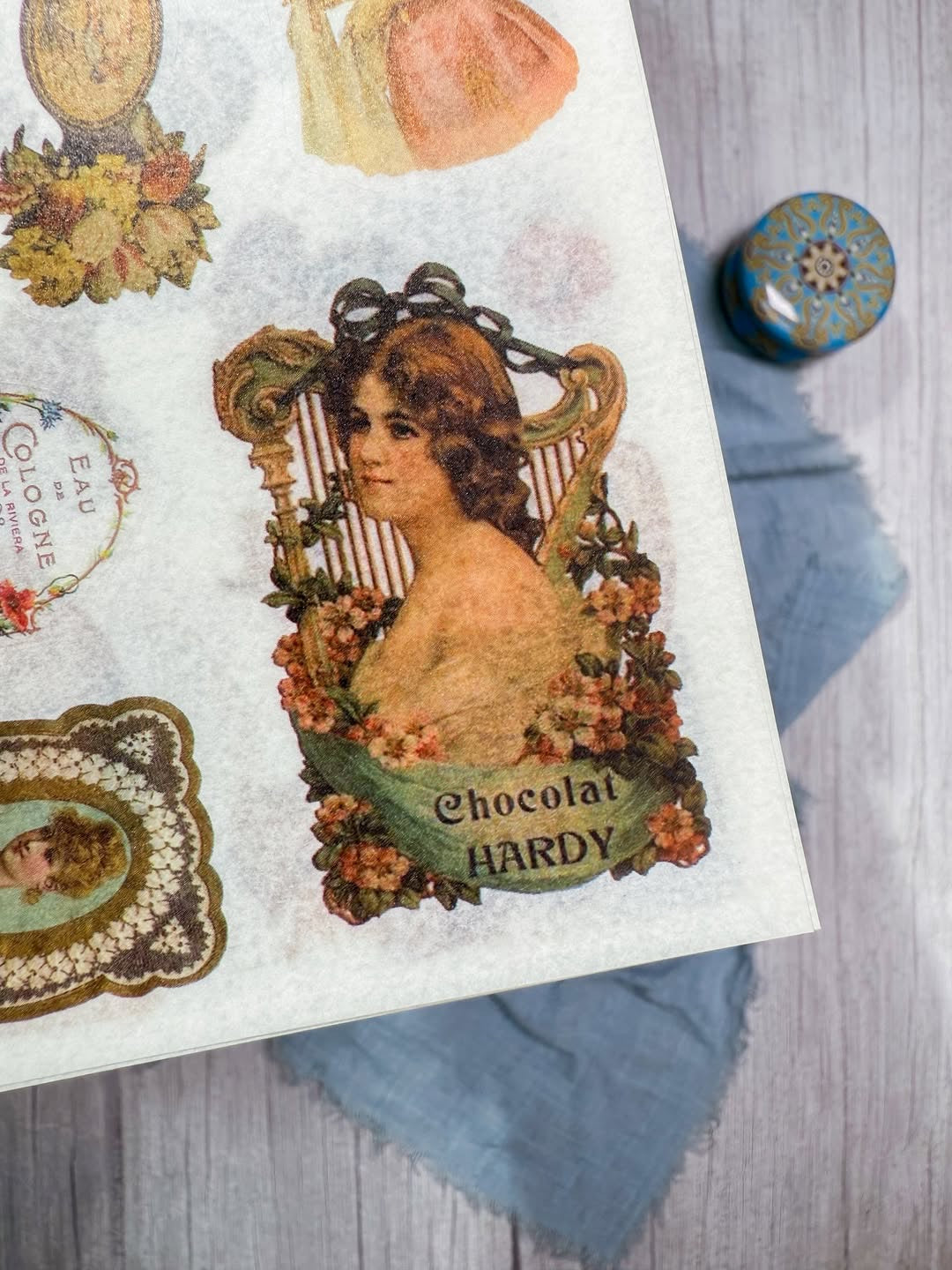 مجلة الملصقات الكبيرة الفكتورية victorian garden