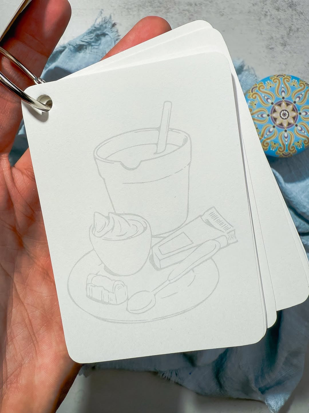دفتر تلوين صغير Life style small items
