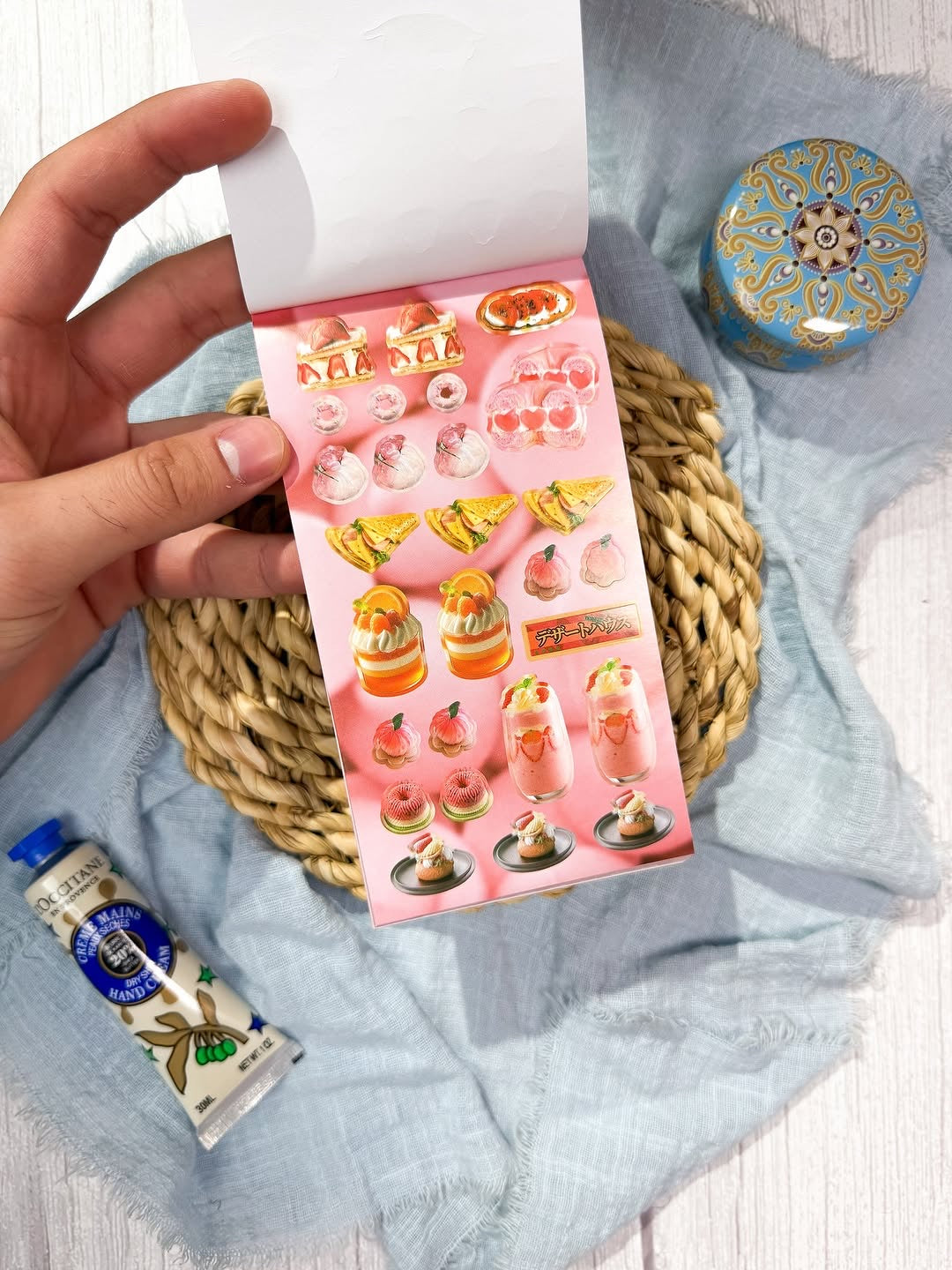 دفتر ملصقات الحلويات sweet memories