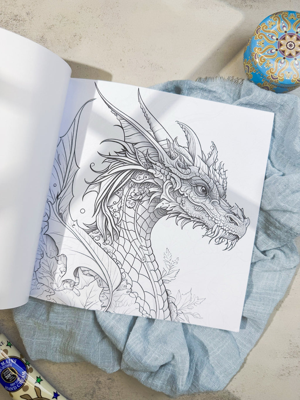 دفتر تلوين dragon