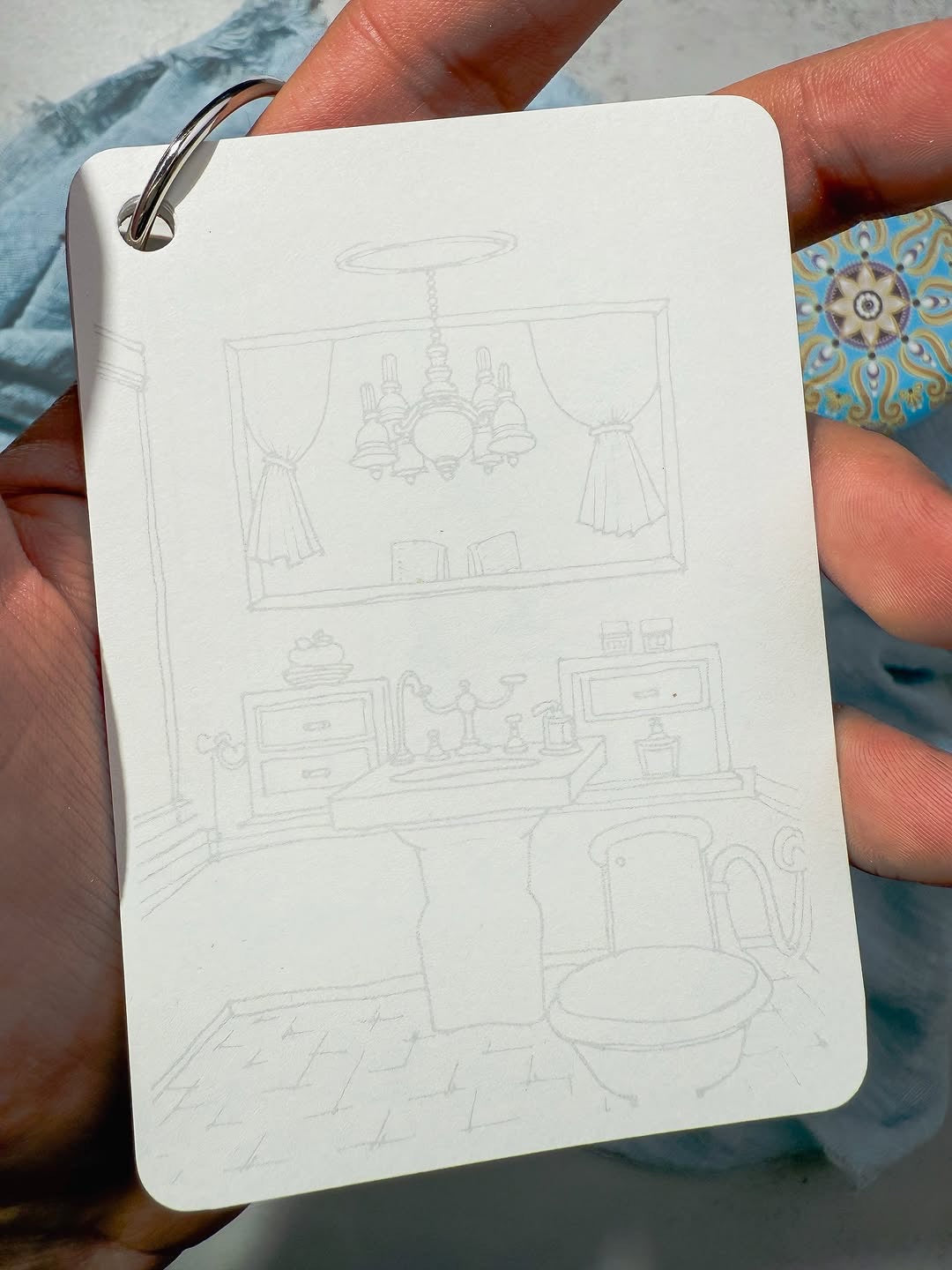 دفتر تلوين صغير Indoor room