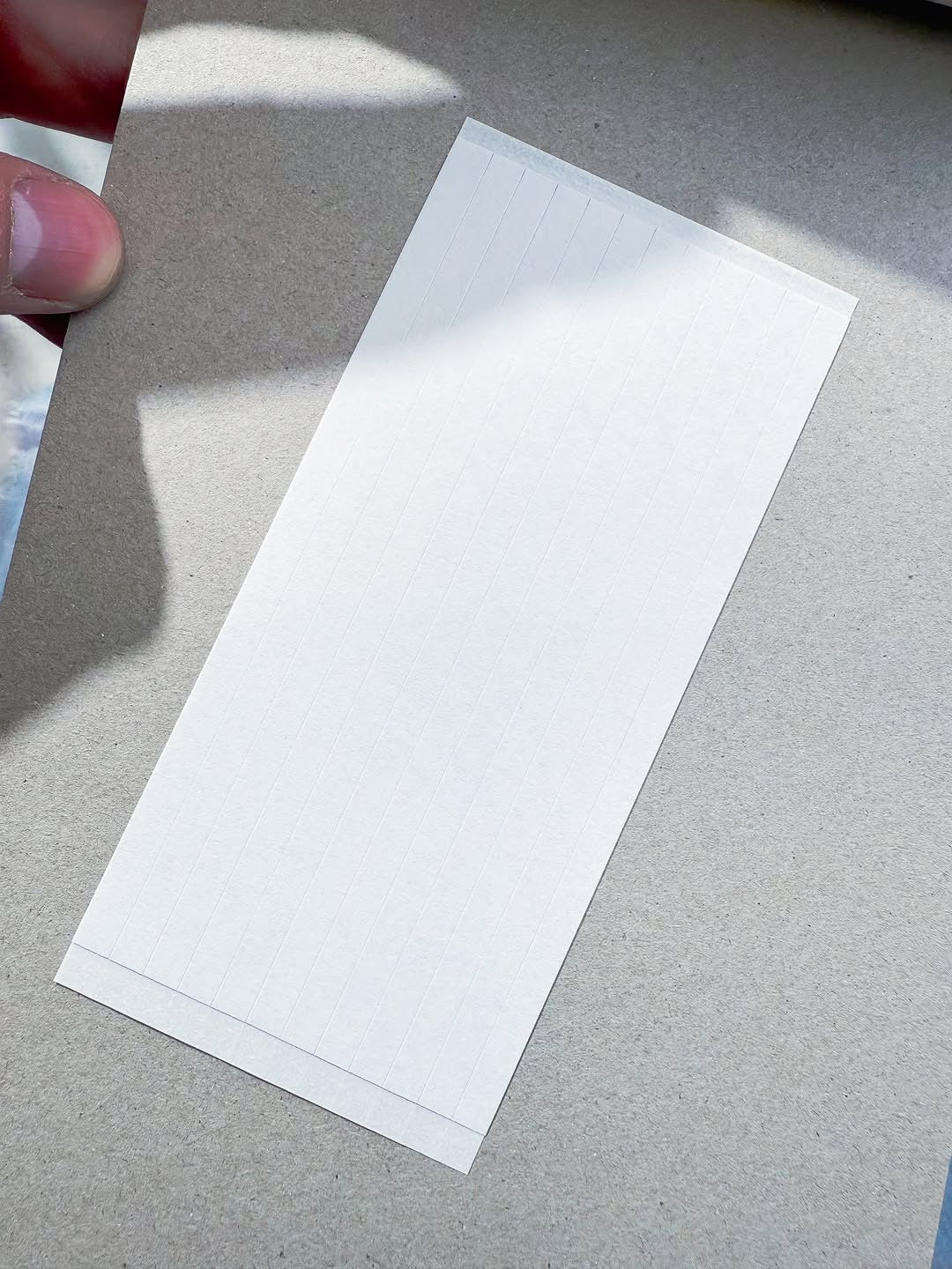 Diy note paper blue