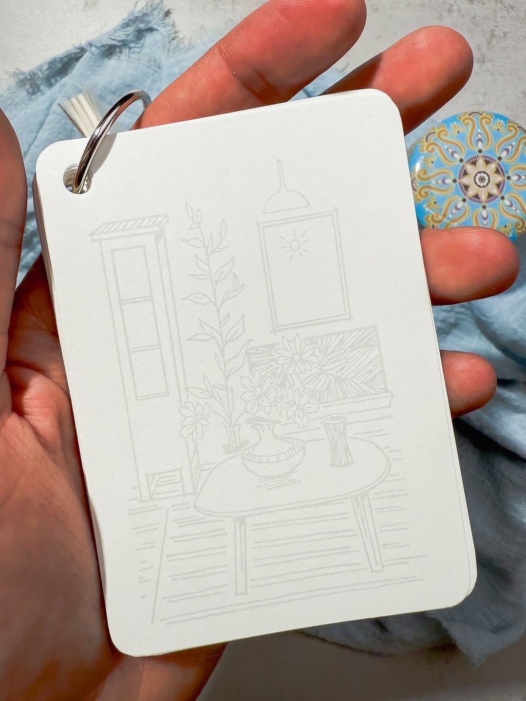 دفتر تلوين صغير Indoor room