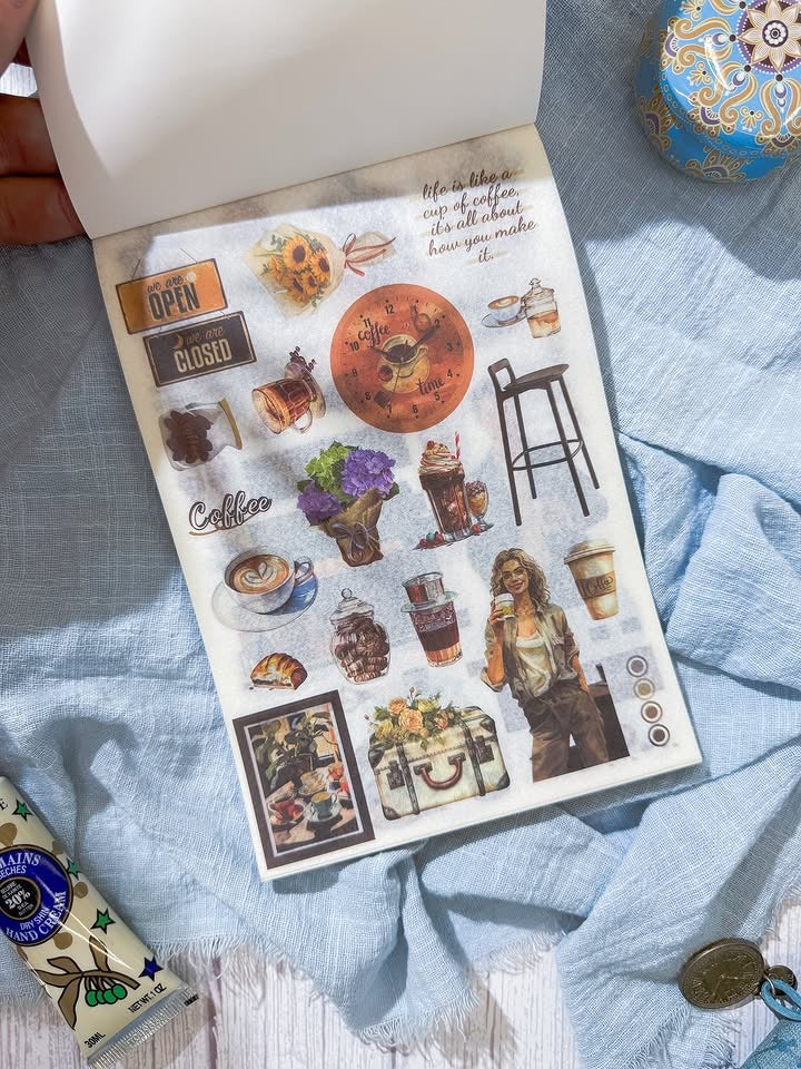 مجلة الملصقات الكبيرة coffee weekly
