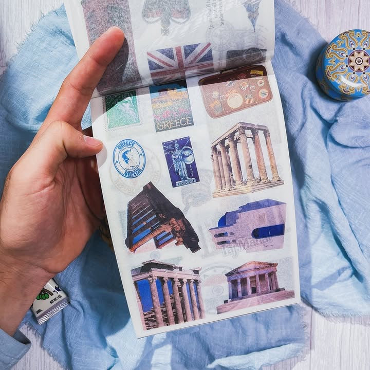 مجلة الملصقات الكبيرة global travel