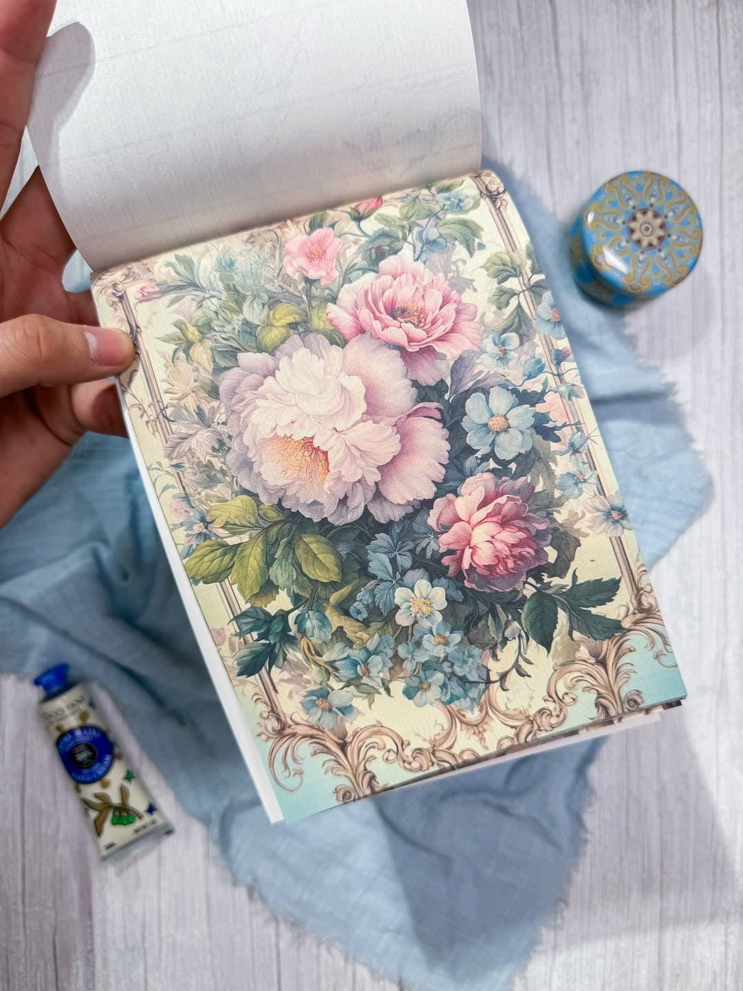 مجلة الملصقات الكبيرة blooming of flowers