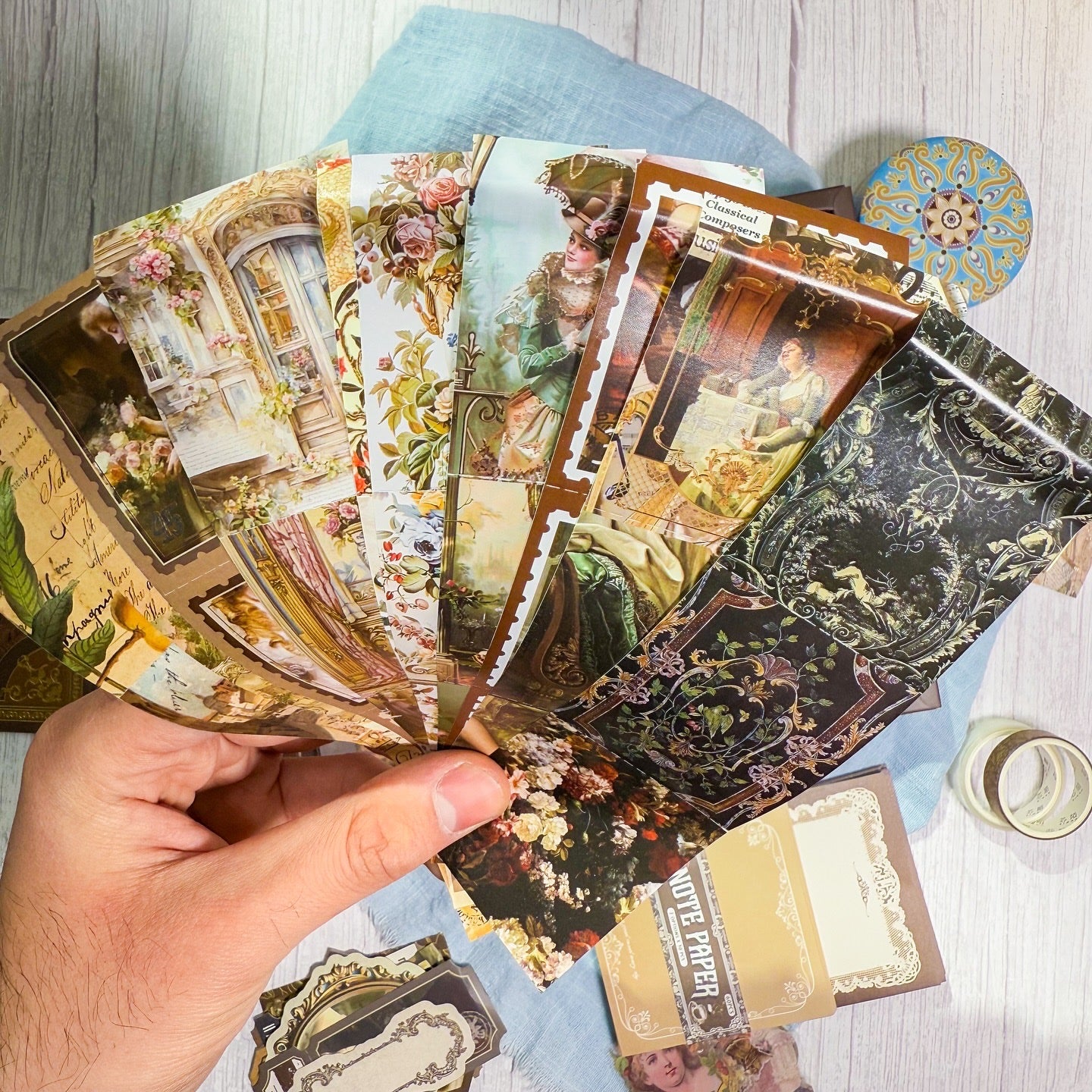 صندوق الجورنال الشامل Victorian Tea Time