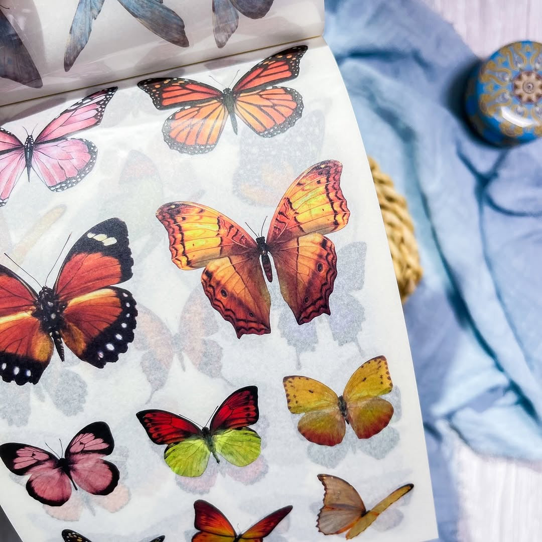 مجلة الملصقات الكبيرة Fluttering as butterfly