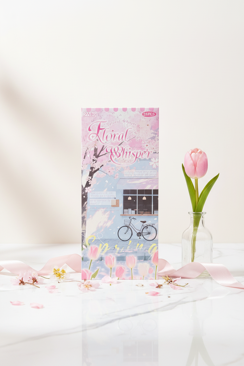مجلة ملصقات floral whispers