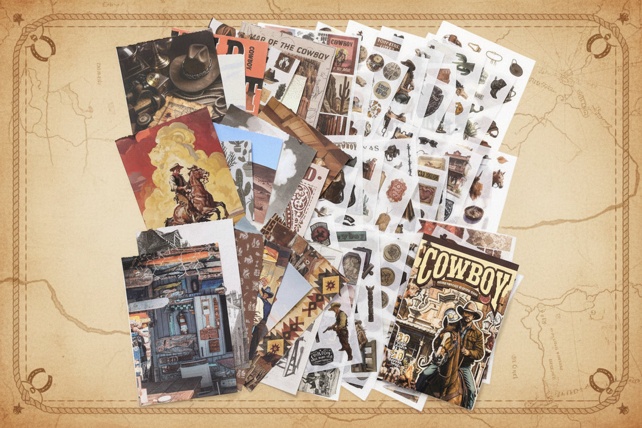 مجلة الملصقات الكبيرة cowboy