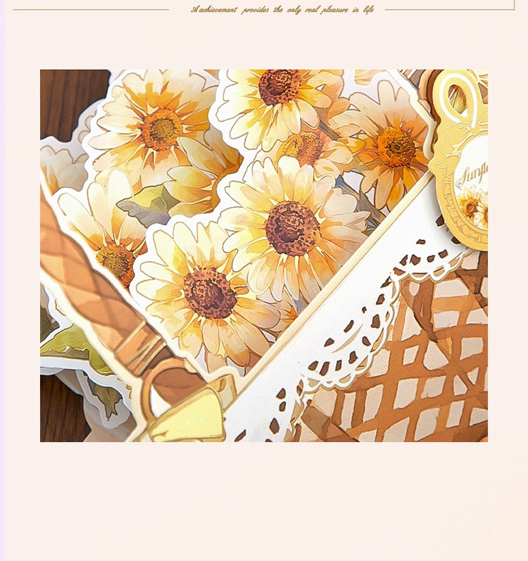 كارد معايدة 3D sunflower