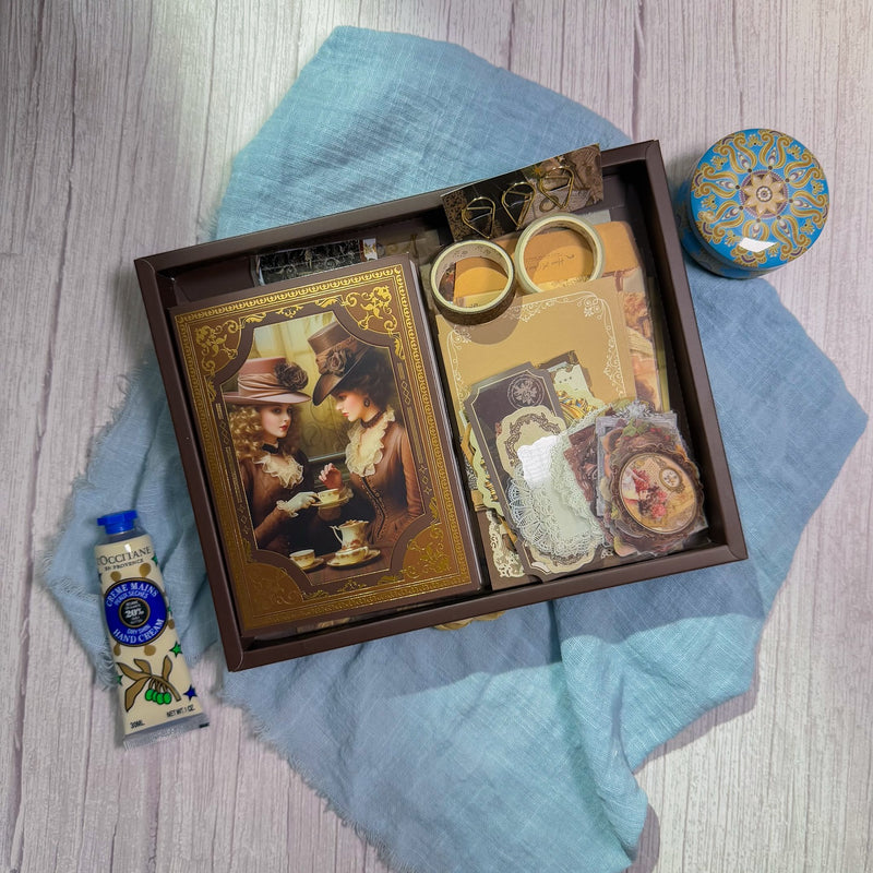صندوق الجورنال الشامل Victorian Tea Time