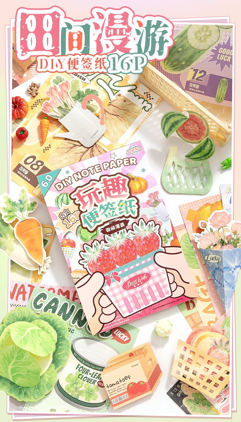 Diy note paper 6.0 pink