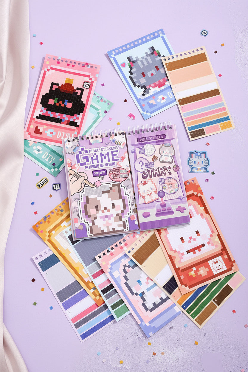 Pixel stickers game