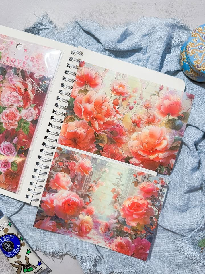 ملصقات ورود Dream love pink