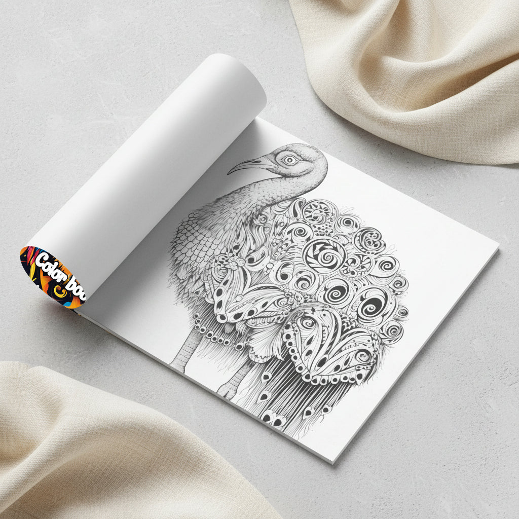 دفتر تلوين mandala animals