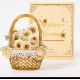 كارد معايدة 3D sunflower