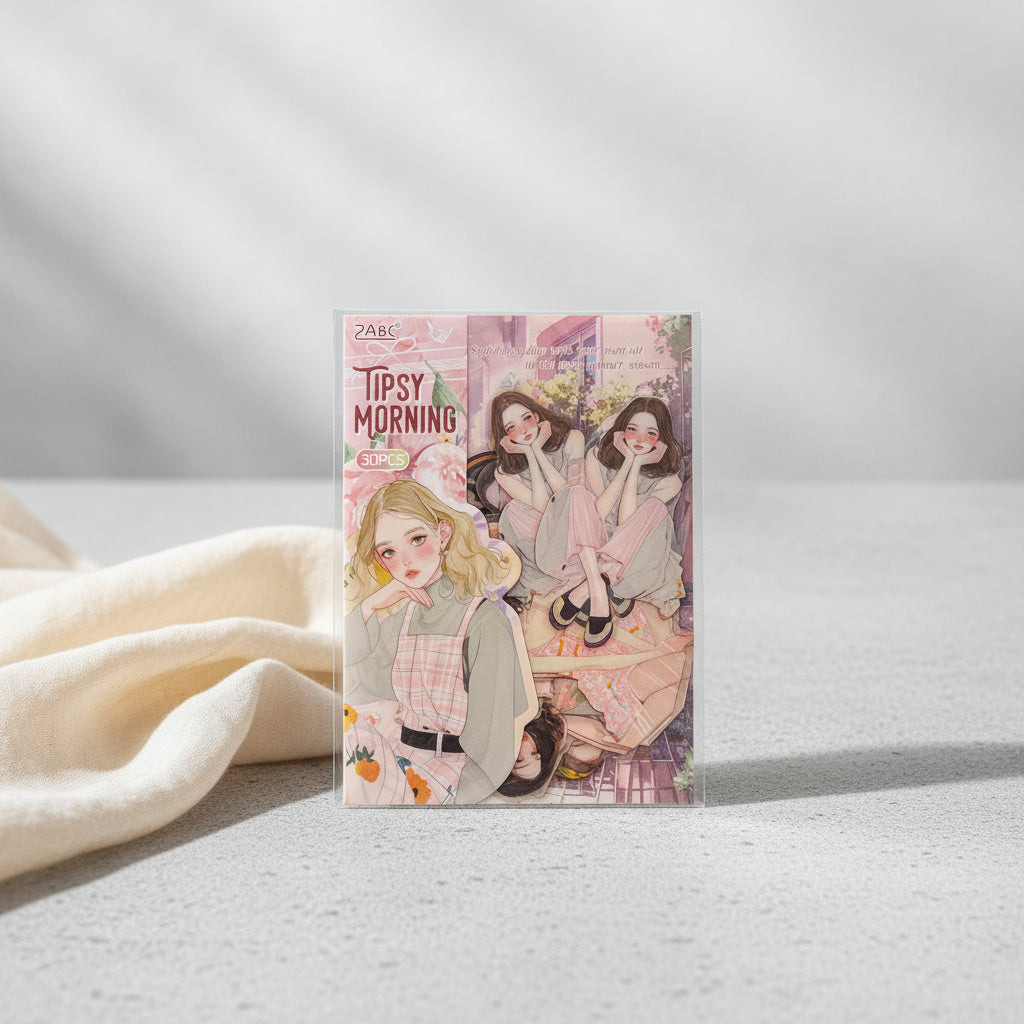 ملصقات صغيرة tipsy morning