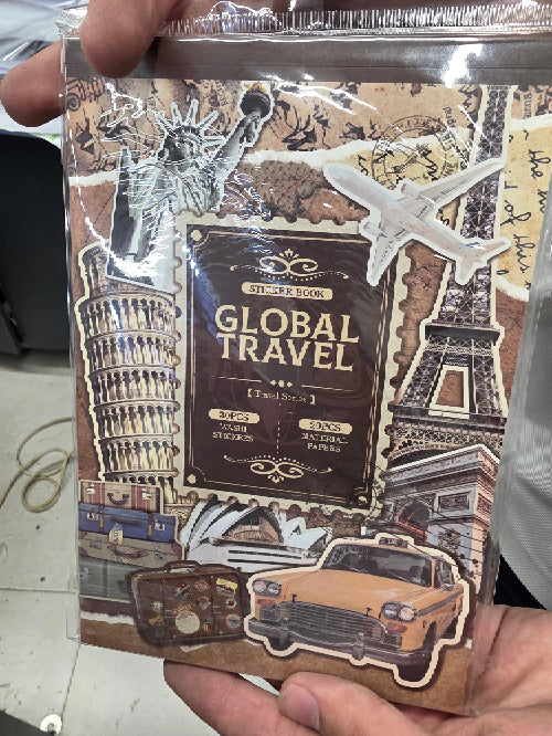 مجلة الملصقات الكبيرة gl9bal travel