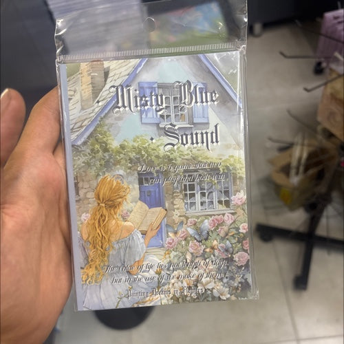 مجلة الملصقات الصغيرة misty blue sound