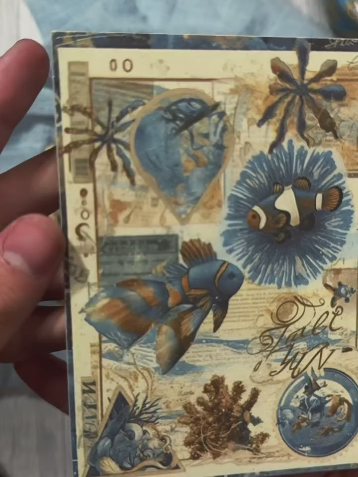 مجموعة اوراق الجورنال mysteries of the ocean