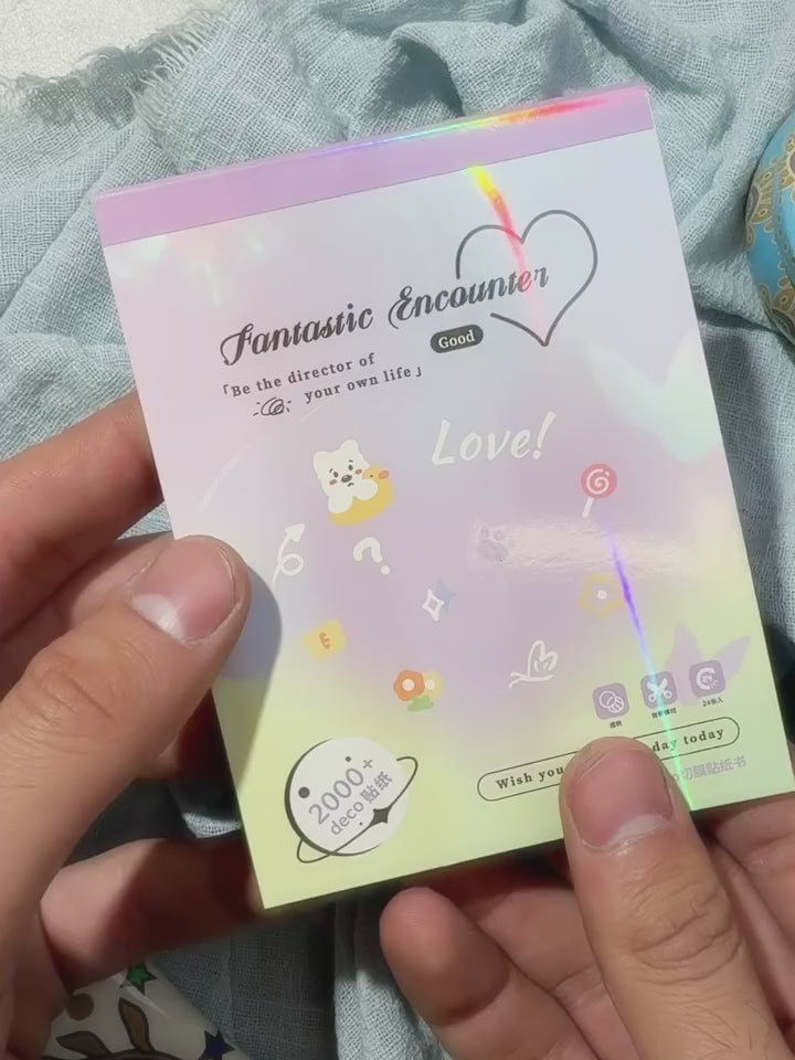 دفتر ملصقات صغيرة fantastic encounter
